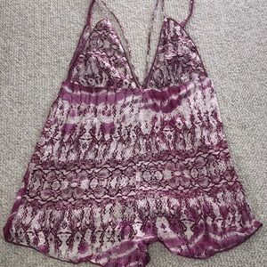 Asos Pink Snake Skin Cover Up